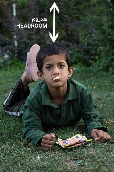 هدروم در عکاسی - عکس بچه خیابانی